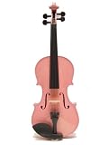 Violinsmart Solid Pink Color Student Violin Size 4/4