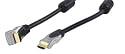 HQ HIGH QUALITY HDMI CABLE WITH ONE RIGHT ANGLED CONNECTOR