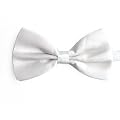 Fliege Schleife verstellbar weiss 12,5cm x 7cm