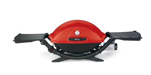 Weber Q 220 Portable Propane Gas Barbecue, Red