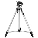 53-Inch Camera Tripod with Bubble Level (Silver)