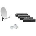 Opticum 4 Teilnehmer Komplettanlage (4x FS10p Satelliten Receiver, 4x LNB, 1x Antenne)