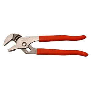 Crescent R27CV 1-1/8-Inch Capacity 7-Inch Straight Jaw Tongue and Groove Cushion Grip Plier