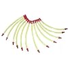 Buy HAIRART Large Loop Rods Hair Rollers Yellow (Diameter: 5/16 inch/Model: SNR2) (Pack of 2)