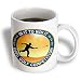 Perkins Designs Disc Golf - Disc Golf Competition in it to win it with frisbee disc golf player throwing a shot - Mugs