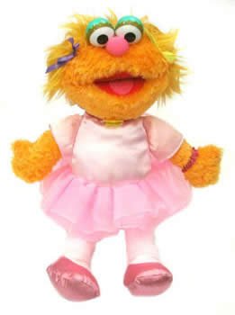 Childrens Toyshop  Toys : Gund Sesame Street 12-Inch Zoe Ballerina