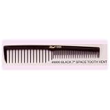 Krest 6000 Black 7 Space Tooth Comb * Wig/tease