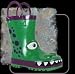 Child's Green Dinosaur Rain Boots