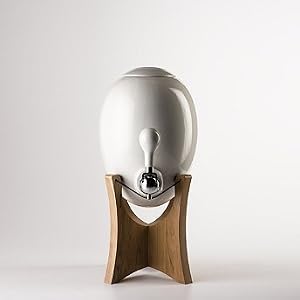 Ovobar Eco-Design Beverage Dispenser with Bamboo Base - Frontgate