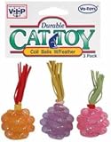 Vo-Toys Coil Balls with Feather 3 pack Cat Toy