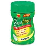 Benefiber Fiber Supplement, Plus B Vitamins and Folic Acid Caplets ­ 60 ea