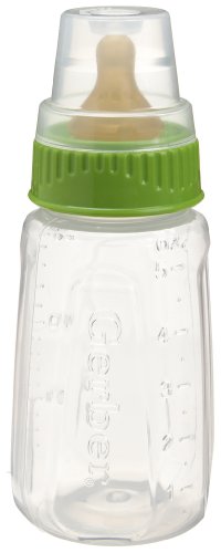Gerber First Essential Clear View BPA Free Plastic Nurser With Latex Nipple, 5 Ounce, Single Pack, Colors May Vary
