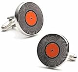 Old 45 Record Cufflinks
