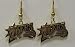 NBA Dangling Earrings - Philadelphia 76ers Logo (Quantity of 1)