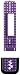 SONY Style-Up�ѥͥ� Violet Glitter SUP-NWE020 V