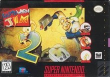Earthworm Jim 2-Super Nintendo-Video Game