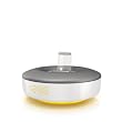 Philips DS1155/12 Dockingstation f�r iPhone 5/iPod Nano 7/iPod Touch 5 (USB-Anschluss zum Laden, Digital-Uhr) wei�/grau