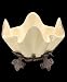 Arthur Court Fleur-De-Lis Tuscan Stand with Ceramic Bowl
