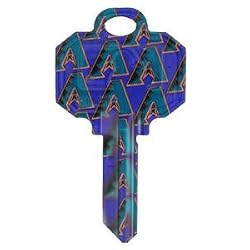 Arizona Diamondbacks Schlage SC1 House Key