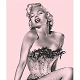 Brand New Marilyn Monroe Pink Fishnet Queen Size Blanket