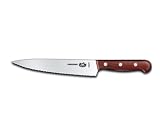 Kitchen & Housewares : R H. Forschner by Victorinox 7-1/2-Inch Wavy Edge Chef's Knife/Carver, Rosewood Handle