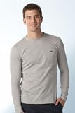 Lacoste - PIMA JERSEY CREW T-SHIRT:GREY CHINE (Size XXL / EUR8)