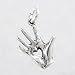 Jewelry : Sterling Silver Healing Hand with Heart Charm, #8748
