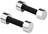 KETTLER Chrom-Hantel Paar, chrome, 2 kg, 07446-250