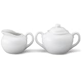 Porcelain Sugar and Creamer Set