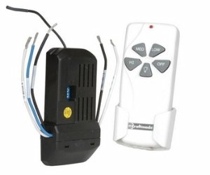 Craftmade UC-2000 Universal Remote Control with Receiver and Handset Wall Mount Bracket
