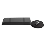 Tuk-A-WAY Standard Phenolic Keyboard Platform with Oval Mouse Platform and Mouse Pad