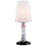 Classic Retro Crystal Like Living Room Girls Bedroom Bedside Desk Table Lamp