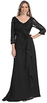 Hot Sale Mother of the Bride Formal Evening Dress #813 (2XL, Black)