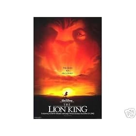 LiOn kiNg ImAx OrIgInAl MoVie Poster DoUblE SiDeD 27 x40