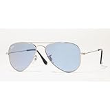Ray Ban Sunglasses RB3044 Aviator Small Metal W3177 Silver/Blue, 52mm