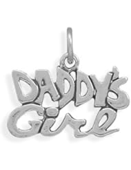 Daddys Girl Charm, Sterling Silver