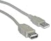 USB Type A Male / Type A Female, Extension Cable, 2.0 Version, 3 ft