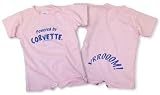 Pink Powered By Corvette Onesie
