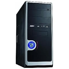 ATX Midi-Tower Megakick 'MT-4040', silberschwarz