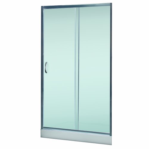 DreamLine SHDR-1048726-01-FR Frameless Sliding Shower Door 44 to 48 by 72 Frosted 1/4 Glass Door Chrome Finish