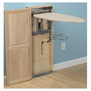 Whitney Design StowAway Ironing Board- White Painted Cabinet in Catalog Box