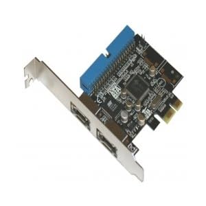 New SYBA Controller Card SD-PEX-JM1A2E 2 X Esata/1 X IDE PCI Express SATA 3Gb/S RAID Retail