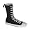Black Canvas W/ White Bottom