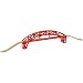 Steel Arch Bridge with approach track - 44 inches