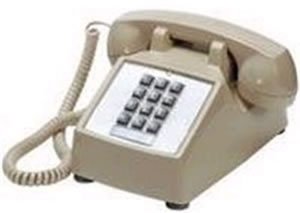 Cortelco Kellogg 2500 Desk Mount Phone Cords Ash - Vol Adjustment