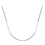 Sterling Silver 1mm Italian Snake Chain Necklace, 18