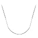 Sterling Silver 1mm Italian Snake Chain Necklace, 18"