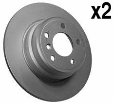 BMW e53 (01-06 4.6/4.8) Brake Disc Rear SEBRO coated (x2 Rotors)