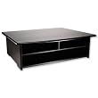 Dymo Rolodex 82431 Wood Tones Printer Stand, 21W X 18D, Black