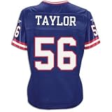 Lawrence Taylor New York Giants Blue NFL Women's Premier Throwback Jersey - XX-Large